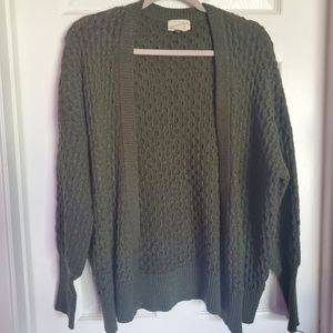 Xlarge green cardigan